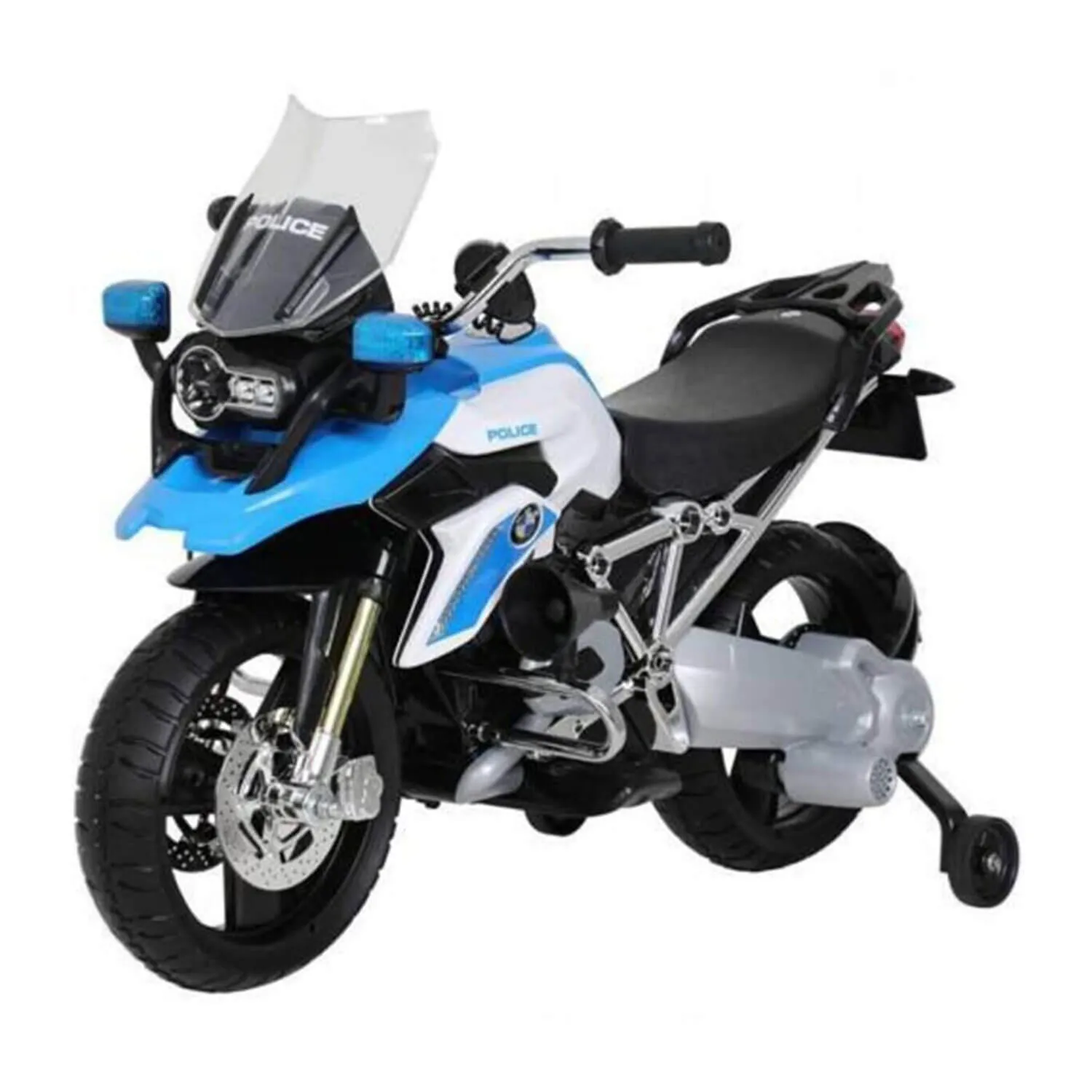 Rollplay BMW R1200 GS Police Akülü Motor Mavi